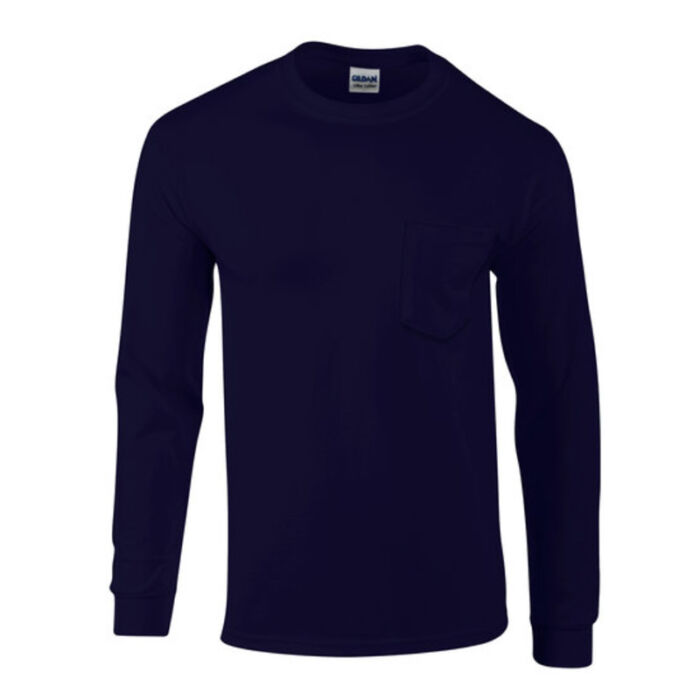 SSMC Men's Long Sleeve T-shirt with Pocket